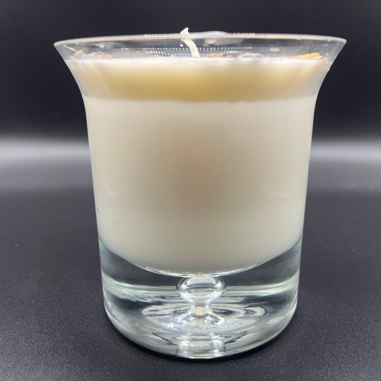 Lavender Botanical Soy Candle in Clear Glass Tumbler